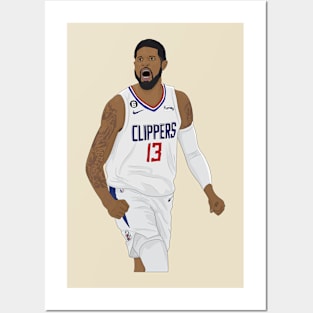 Paul George digital illustration Posters and Art